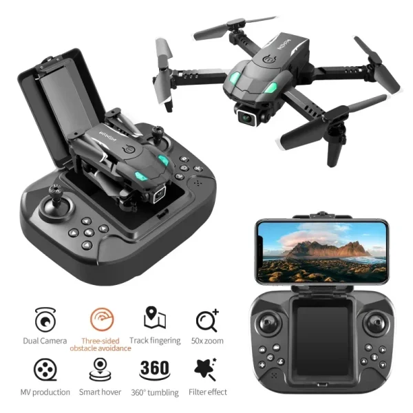 Mini Drones profesionales de larga distancia cuadric ptero RC FPV 4K fotograf a a rea avi 5