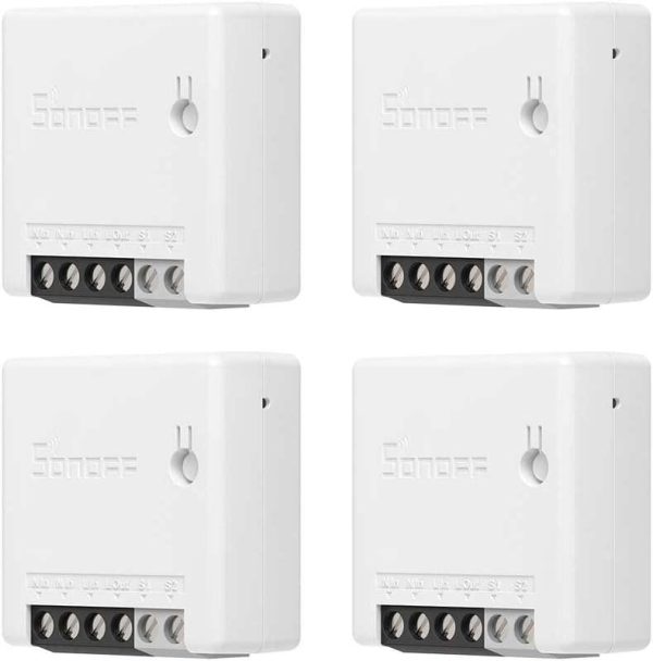 SONOFF ZBMINI ZigBee Mini interruptor de luz inteligente (2 vías), compatible con Alexa, SmartThings Hub, Google Home y SONOFF ZBBridge, requiere concentrador ZigBee 3.0, requiere cable neutro,  Herramientas y Mejoras del Hogar