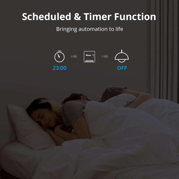 SONOFF ZBMINI ZigBee Mini interruptor de luz inteligente (2 vías), compatible con Alexa, SmartThings Hub, Google Home y SONOFF ZBBridge, requiere concentrador ZigBee 3.0, requiere cable neutro,  Herramientas y Mejoras del Hogar - Imagen 5