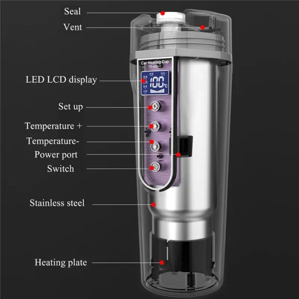 kf Sb67e517f077445a39c42c80d2a8944c8k Botella t rmica Digital Stanley hervidor el ctrico de acero inoxidable Control de temperatura inteligente taza