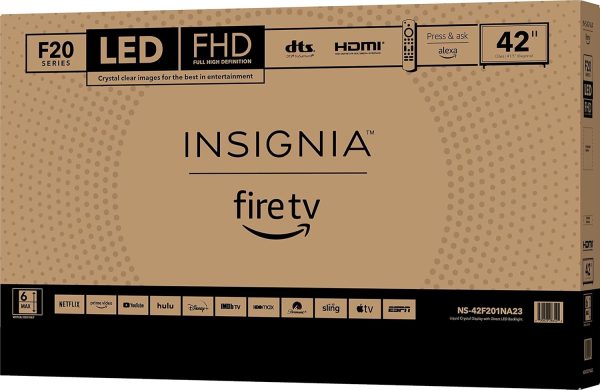 INSIGNIA Fire TV inteligente Full HD 1080p serie F20 de 42 pulgadas con control remoto por voz de Alexa (NS-42F201NA23) - Imagen 9