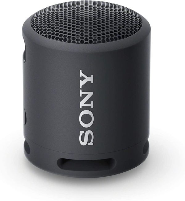 Sony SRSXB13/B Altavoz portátil resistente al agua con graves extra, Bluetooth, USB tipo C, duración de batería de 16 horas