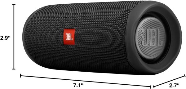 JBL FLIP 5, Altavoz Bluetooth portátil resistente al agua, Negro, Pequeño - Imagen 4