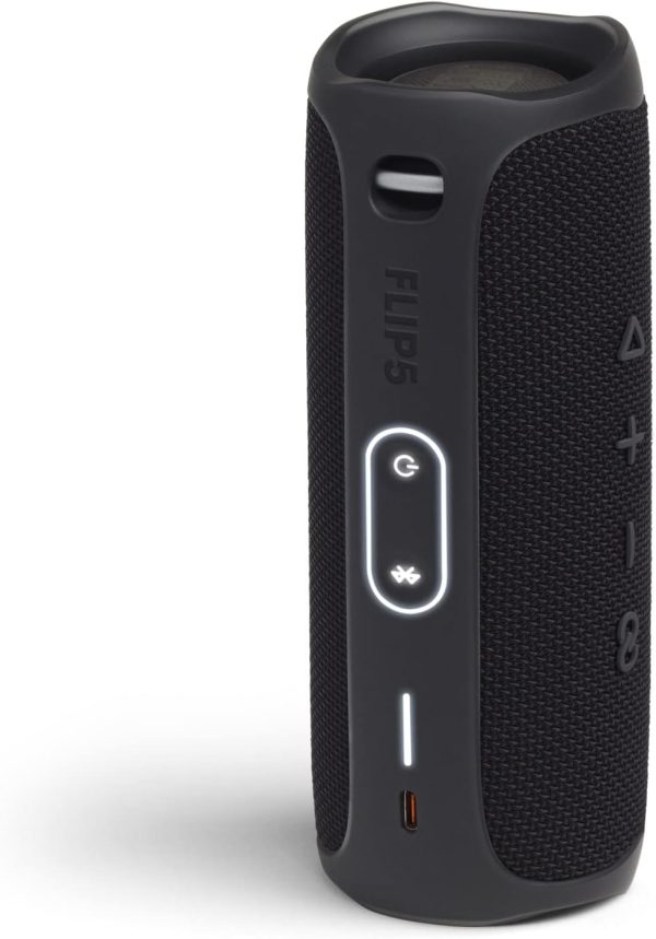 JBL FLIP 5, Altavoz Bluetooth portátil resistente al agua, Negro, Pequeño - Imagen 3