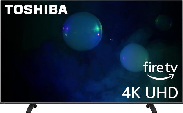 TOSHIBA Smart Fire TV LED 4K UHD serie C350 de 65 pulgadas con control remoto por voz Alexa (65C350LU, modelo 2023)