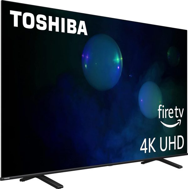 TOSHIBA Smart Fire TV LED 4K UHD serie C350 de 65 pulgadas con control remoto por voz Alexa (65C350LU, modelo 2023) - Imagen 3