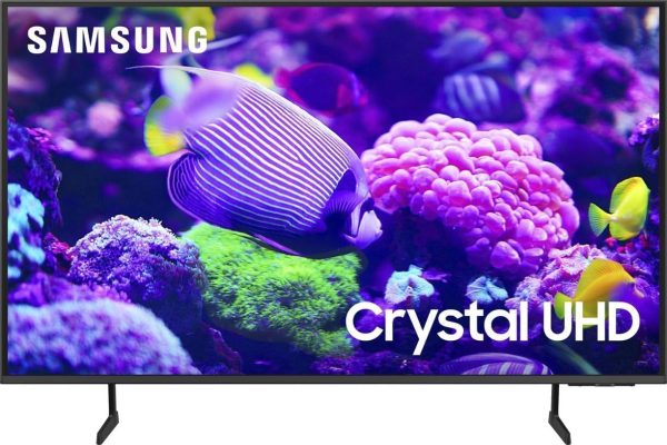 SAMSUNG Class Crystal UHD 4K DU7200 Series HDR Smart TV de 65 pulgadas con seguimiento de objetos Sound Lite, PurColor, Motion Xcelerator, Mega Contrast, Q-Symphony (UN65DU7200, modelo 2024)