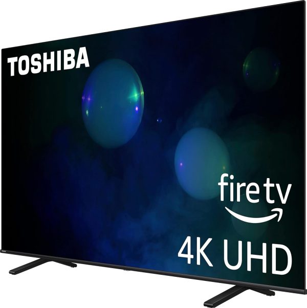 TOSHIBA Smart Fire TV LED 4K UHD serie C350 de 65 pulgadas con control remoto por voz Alexa (65C350LU, modelo 2023) - Imagen 2