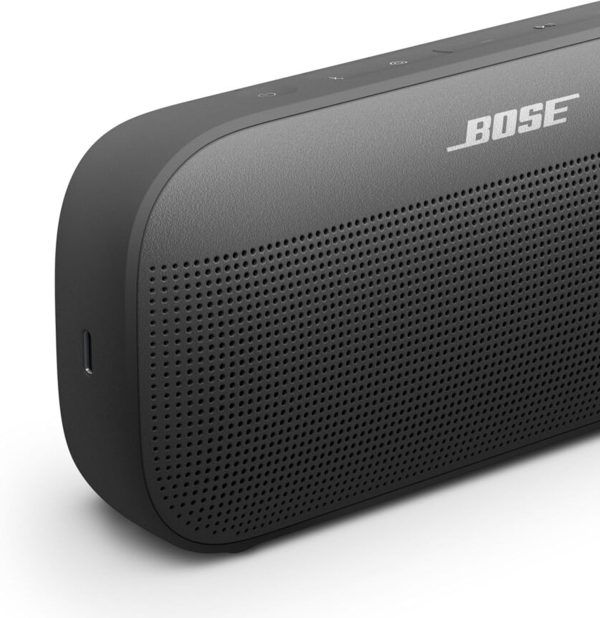 Bose New SoundLink Flex Altavoz Bluetooth portátil (2.ª generación), altavoz portátil para exteriores con audio Hi-Fi, hasta 12 horas de duración de la batería, resistente al agua y al polvo, negro - Imagen 5