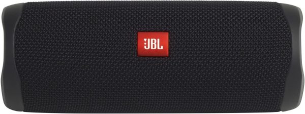 JBL FLIP 5, Altavoz Bluetooth portátil resistente al agua, Negro, Pequeño