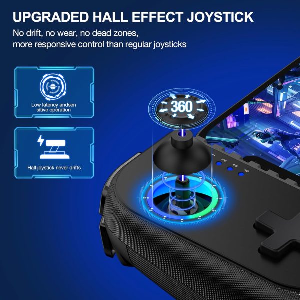 Controlador de juegos móvil para iPhone/Android, controlador de teléfono inalámbrico con soporte para funda de teléfono, controlador de juegos RGB compatible con Xbox Game Pass, PlayStation, Steam Link, Call of Duty, Roblox, Minecraft - Imagen 7