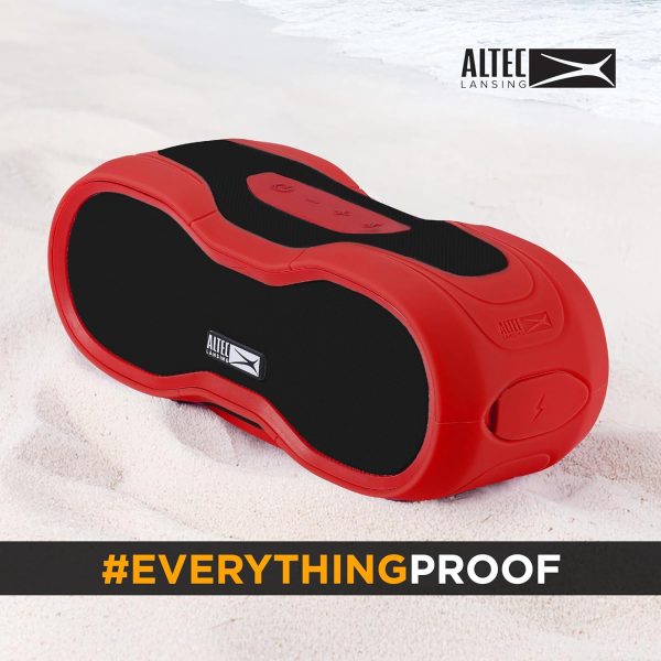 Altec Lansing BoomJacket XL Altavoz inalámbrico Bluetooth, altavoz magnético impermeable, altavoz exterior IPX7 con tiempo de reproducción 24 horas, altavoz portátil con mosquetón, montable, carga rápida - Imagen 7