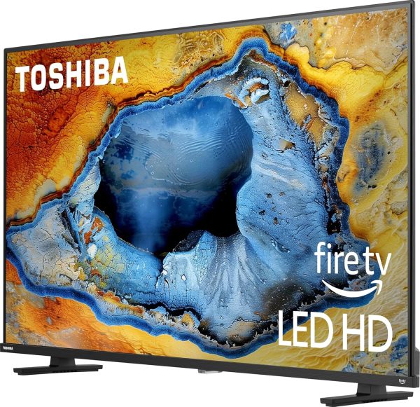 TOSHIBA Smart Fire TV LED HD de 32 pulgadas serie Class V35 con control remoto por voz y Alexa (32V35KC) - Imagen 2