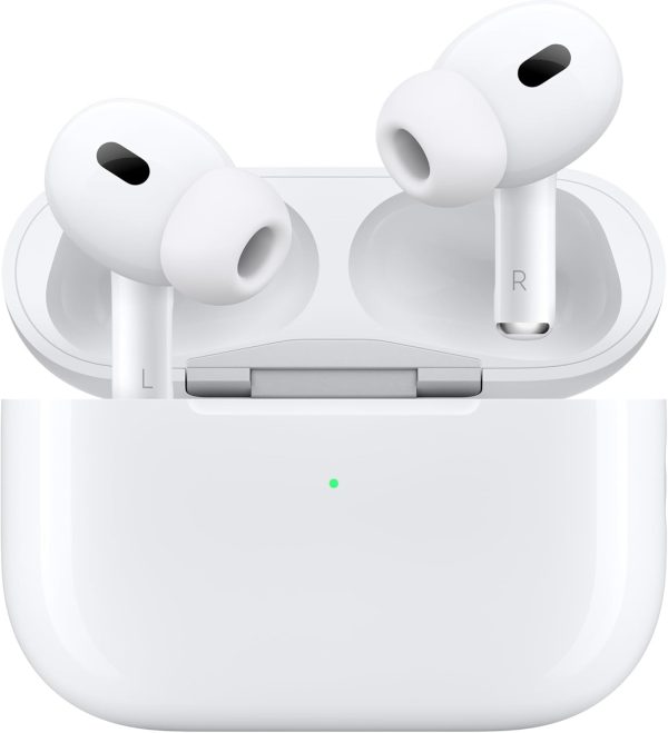 Apple AirPods Pro 2 Wireless Earbuds, Active Noise Cancellation, Hearing Aid Feature, Bluetooth Headphones, Transparency, Personalized Spatial Audio, High-Fidelity Sound, H2 Chip, USB-C Charging - Imagen 2