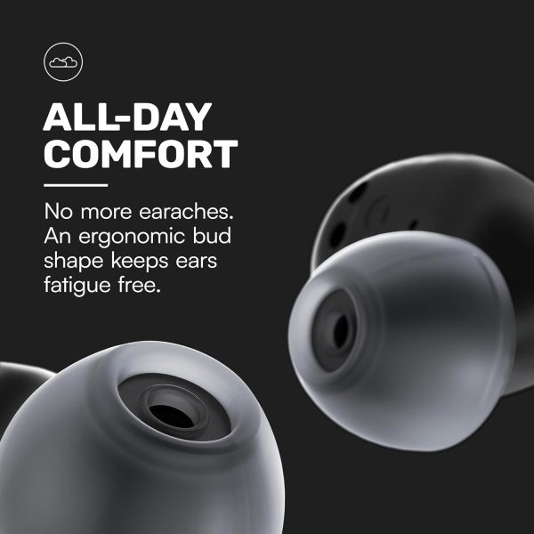 Raycon Everyday Earbuds (2024 Edition) - Bluetooth True Wireless in-Ear Buds with 32 Hours Playtime, Multpoint Technology, Extreme Comfort, and Active Noise Cancellation (Carbon Black) - Imagen 4