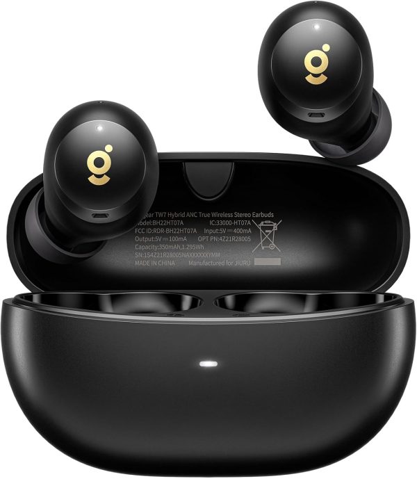 Wireless Earbuds Bluetooth 5.4 in Ear, Hybrid Active Noise Cancelling Earbuds, IPX5 Water-Resistant, Clear Calls with 6 Built-in Microphones, 32 Hours Playtime with Charging Case for Workouts