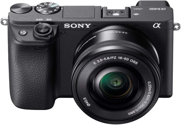 Sony Alpha a6400 Mirrorless Camera: Compact APS-C Interchangeable Lens Digital Camera with Real-Time Eye Auto Focus, 4K Video, Flip Screen & 16-50mm Lens - E Mount Compatible - ILCE-6400L/B, Black - Imagen 4