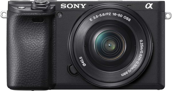 Sony Alpha a6400 Mirrorless Camera: Compact APS-C Interchangeable Lens Digital Camera with Real-Time Eye Auto Focus, 4K Video, Flip Screen & 16-50mm Lens - E Mount Compatible - ILCE-6400L/B, Black - Imagen 2