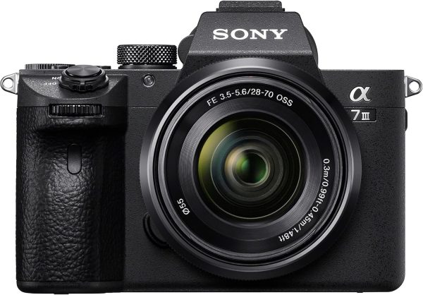 Sony a7 III (ILCEM3K/B) Full-frame Mirrorless Interchangeable-Lens Camera with 28-70mm Lens with 3-Inch LCD, Black - Imagen 7